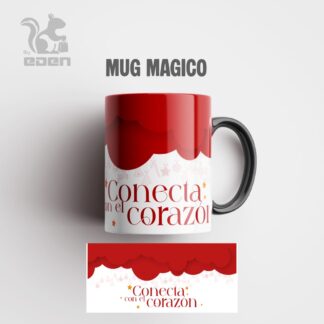 MUG MÁGICO CONECTA CON EL CORAZÓN